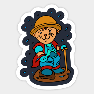 Hike in the hamster way Sticker